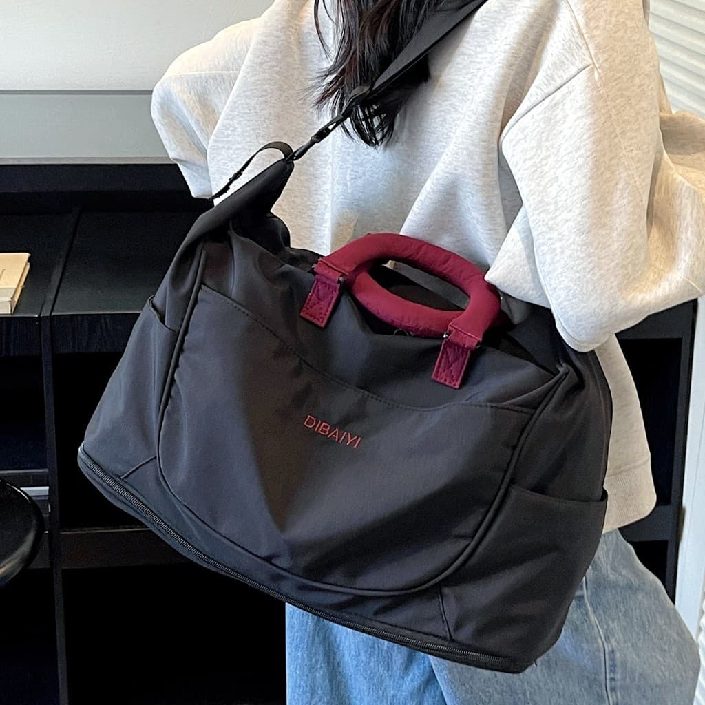 Bolsa de viagem grande capacidade senhoras passeio Fitness esportes portátil leve viagem de curta distância Cross-body s