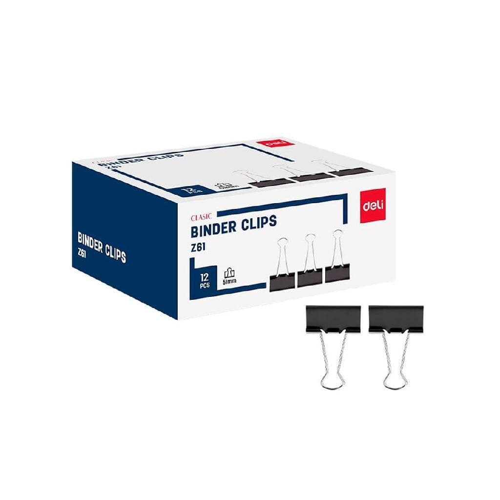 Prendedor de papel clip resistente caixa 12 un grande 51 mm para grandes documentos