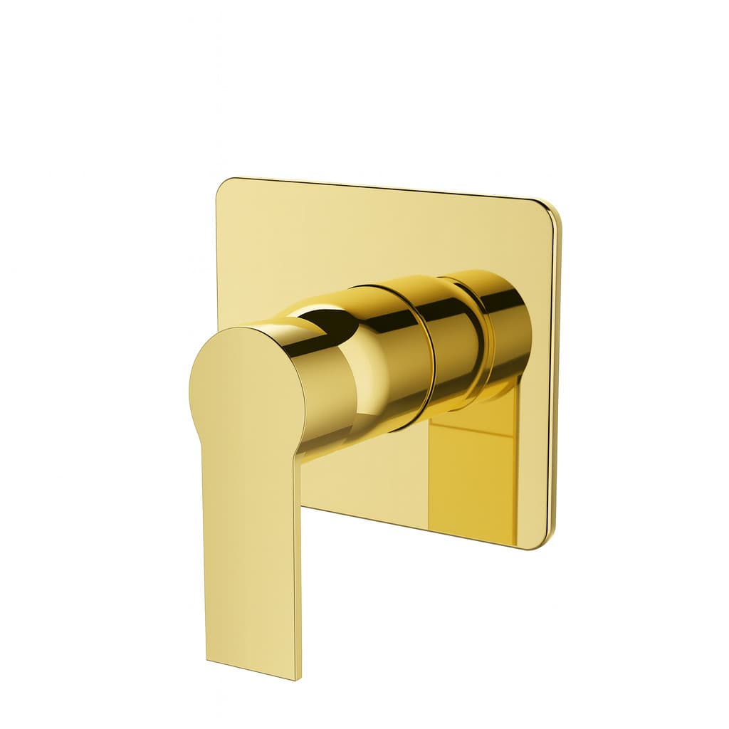 Acabamento Registro Monocomando base deca Dourado Brilhante