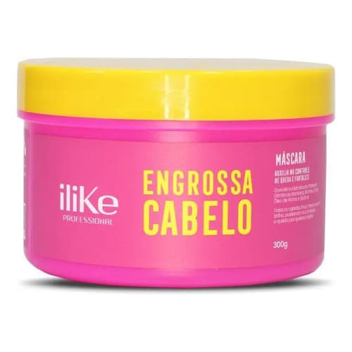 Mascara Engrossa Cabelo Ilike Professional Original- 300g