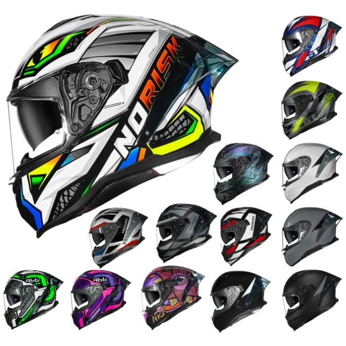 Capacete Moto Norisk Strada Com Oculos Solar Interno Diversos Modelos Para Facilitar Sua Escolha