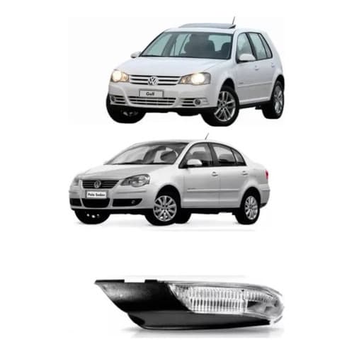 Pisca Seta Retrovisor Polo Golf 2008 2009 2010 2011 Esquerdo