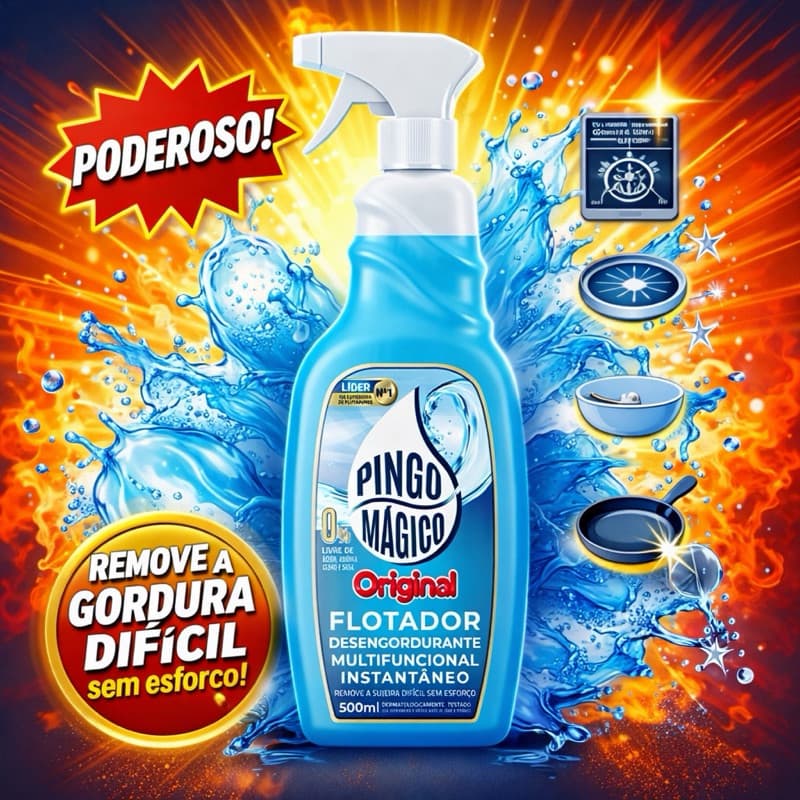 Limpeza Multifuncional, Seguro e Eficaz oqueridinho