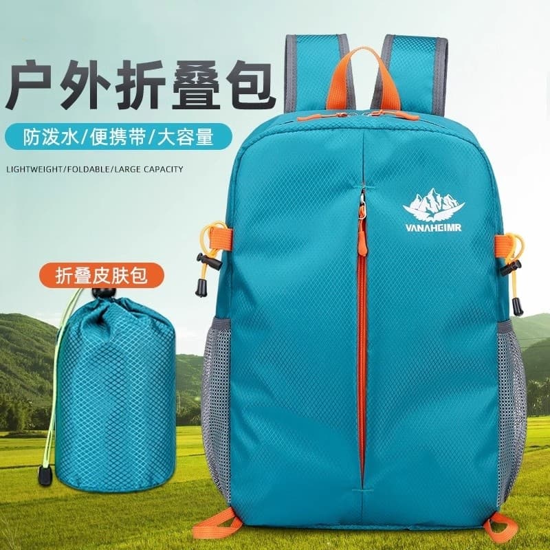 Ultra leve dobrável saco de pele mochila das mulheres dos homens ao ar livre à prova dwaterproof água viagem caminhadas