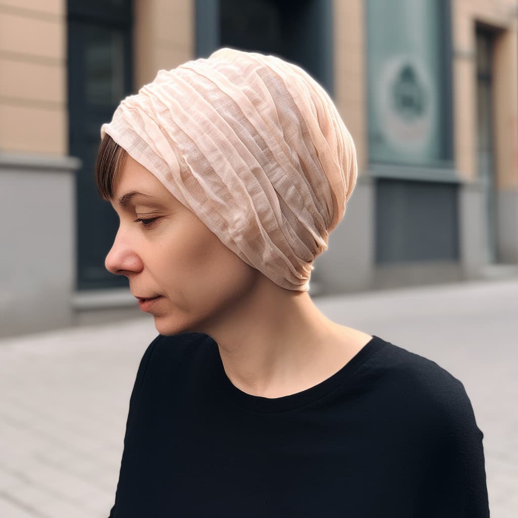 Chapéu de confinamento de verão pós-parto verão Baotou Nightcap estilo fino cirurgia paciente quimioterapia pós-parto se