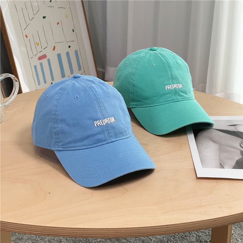 American Street Star Mesmo Estilo Bordado Tridimensional Carta Macia Boné Masculino Feminino Boné Casual All-Match Boné