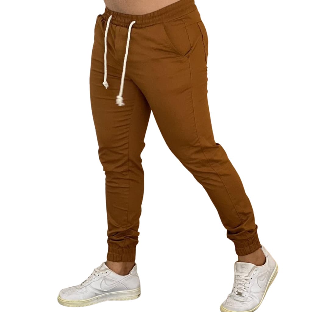Calça Jogger Caqui Bahia Moda