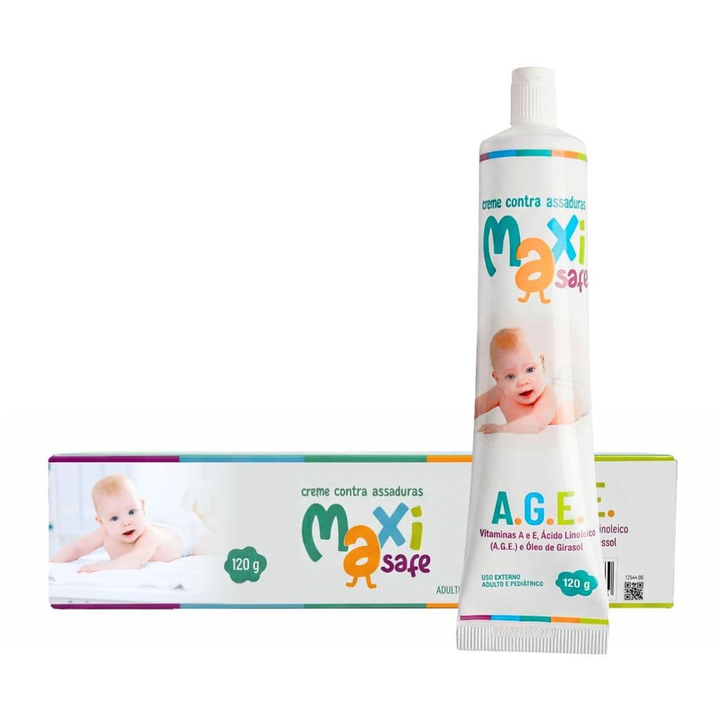 Creme Pomada de Assadura Óleo Girassol AGE 120g  Maxi Baby