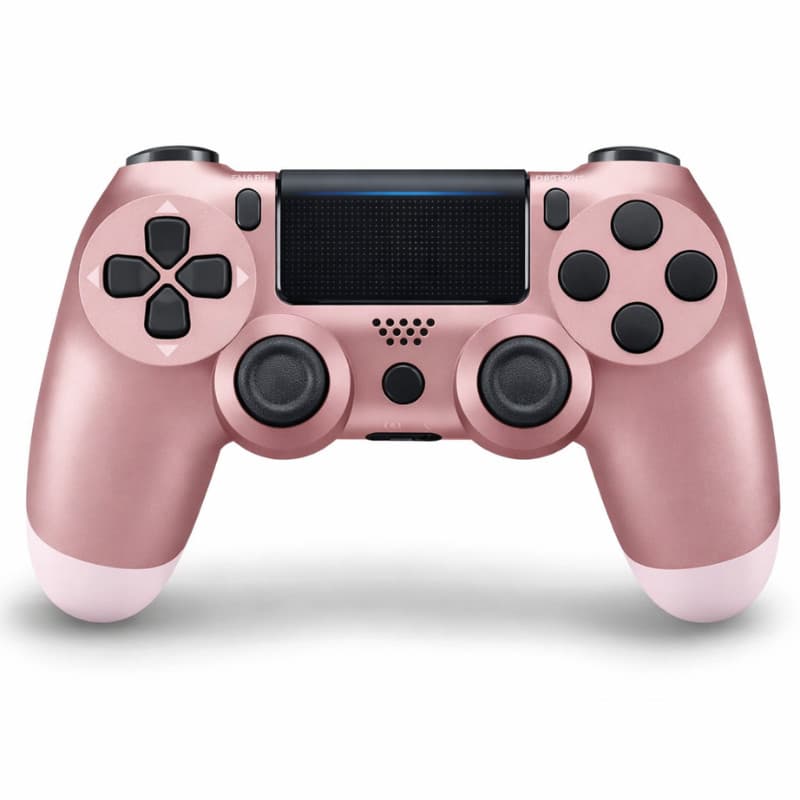 Controle Sem Fio Compatível Com Play4 Ps4 Playstation 4 / slim / pro / pc E Smart Tvs Samsung Cor rose
