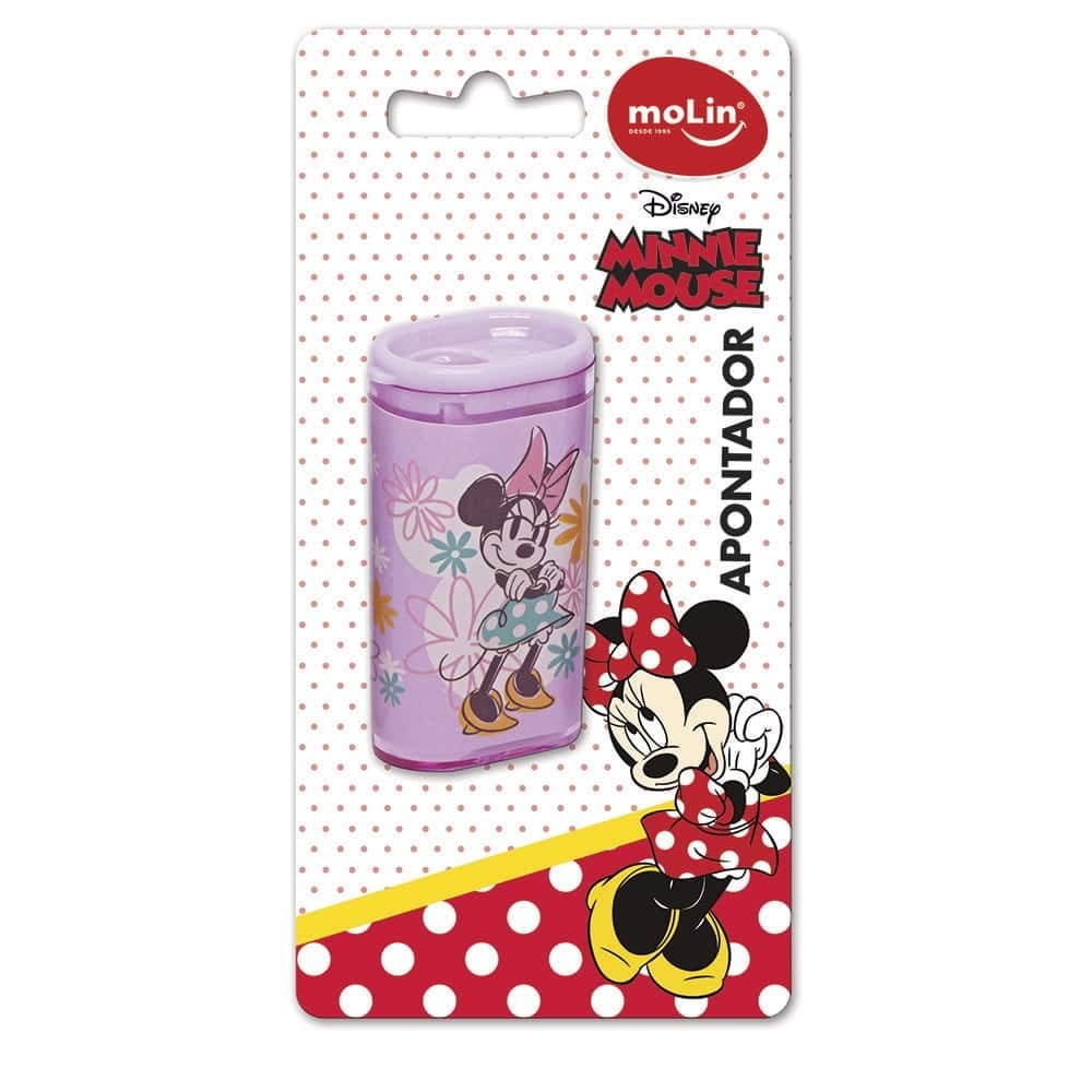 Apontador com Depósito Minnie Estampas Sortidas Molin 1 UN