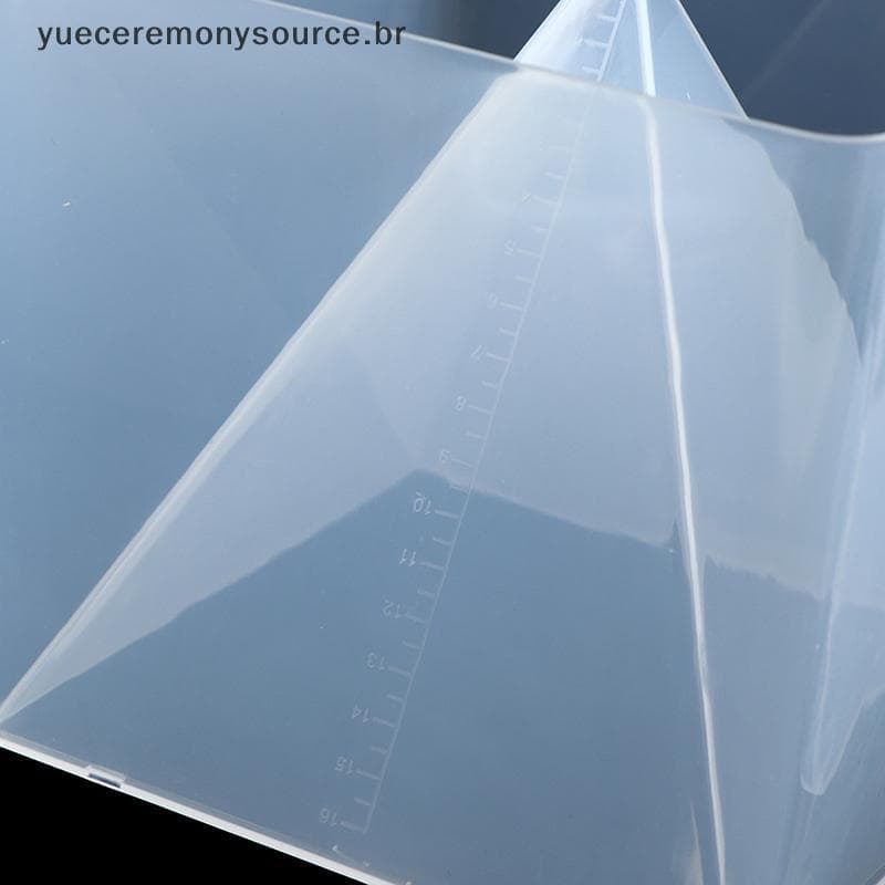 # yuece Super Grande Pirâmide Resina Molde De Silicone Fundição Jóias Fazendo 15cm ,