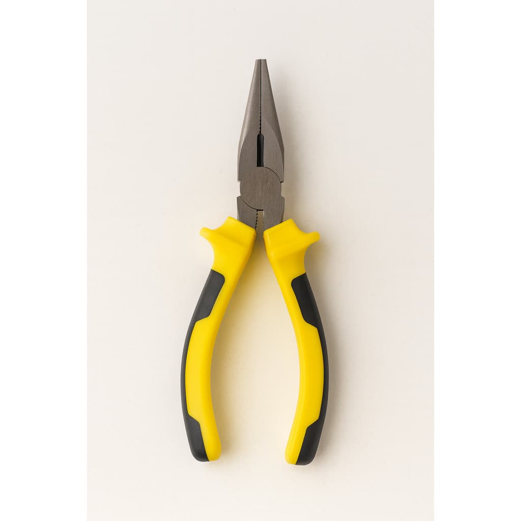 BOMDER Alicate de Bico 6" Profissional Cabo Emborrachado Bico Longo e Fino para Precisão e Conforto Ideal p Eletricista