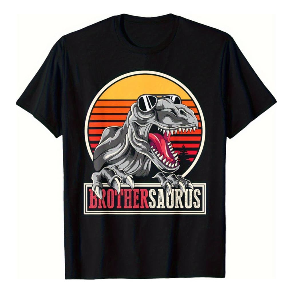 Camiseta Masculina Irmão Sauro Dinossauro 100% Algodão Moda