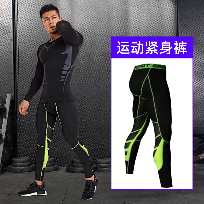 Esportes Fitness correndo calças leggings de basquete respirável leggings alta elástica secagem rápida treinamento compr