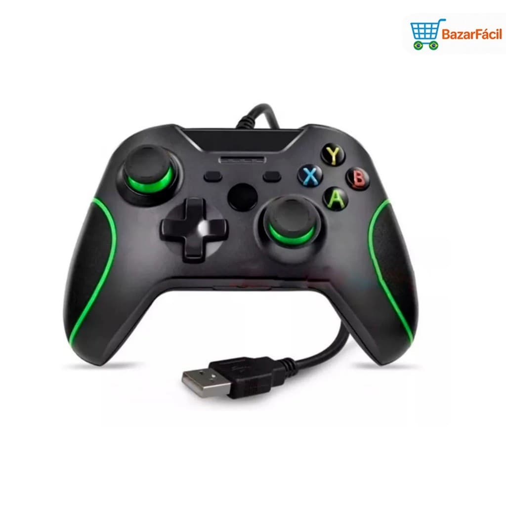Controle Xbox One Pc Usb com fio Joystick compativel para xbox