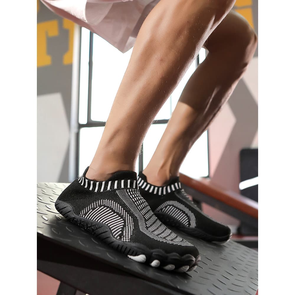 Interior abrangente treinamento esportes escalada sapatos de Fitness das mulheres dos homens antiderrapante sola macia s