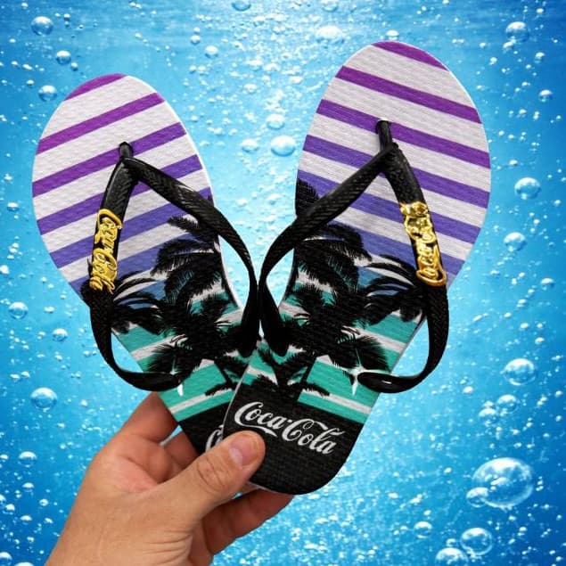 Chinelo Havaianas Slim Bliss Coqueiros e Praia Original