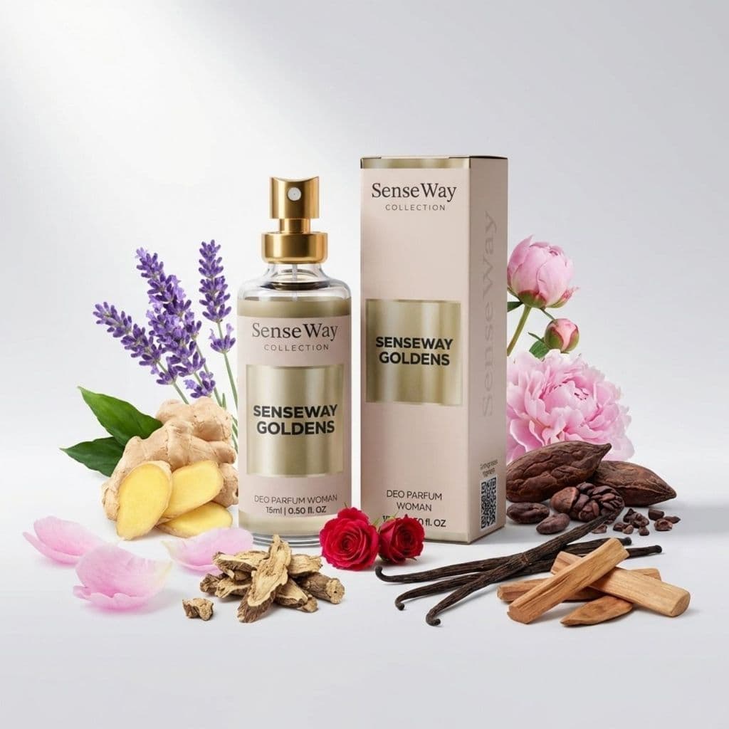 Deo Colônia Perfume Goldens Feminino 15ml Perfume Aromático Floral