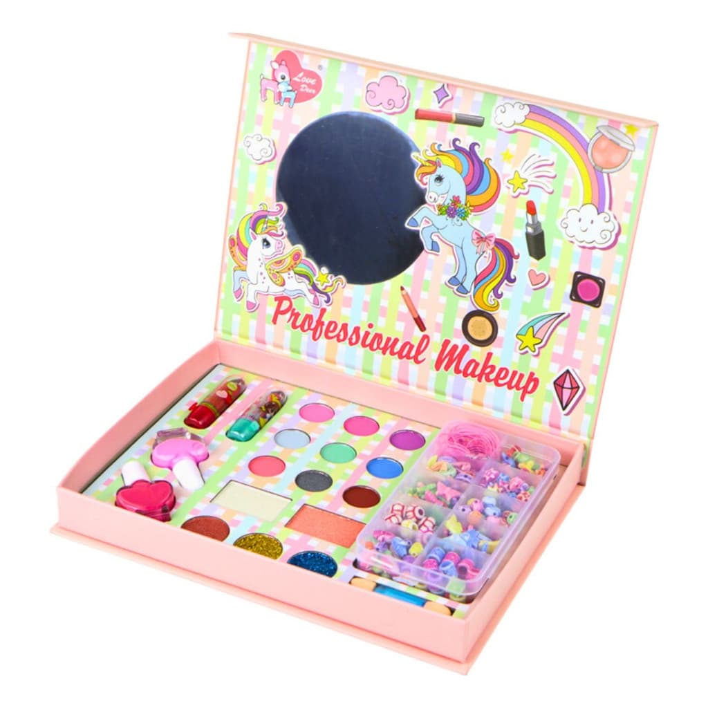 Estojo Infantil Make Up Series Lean Toys 2 em 1 Completo