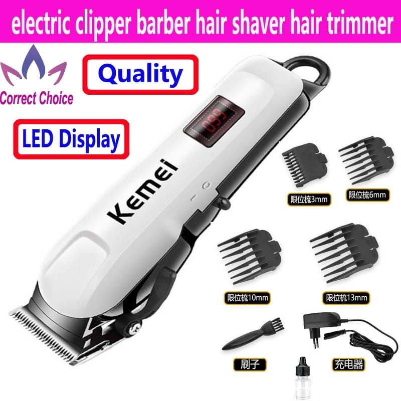Barbeiro Máquina De Cortar Cabelo Aparador Barbear