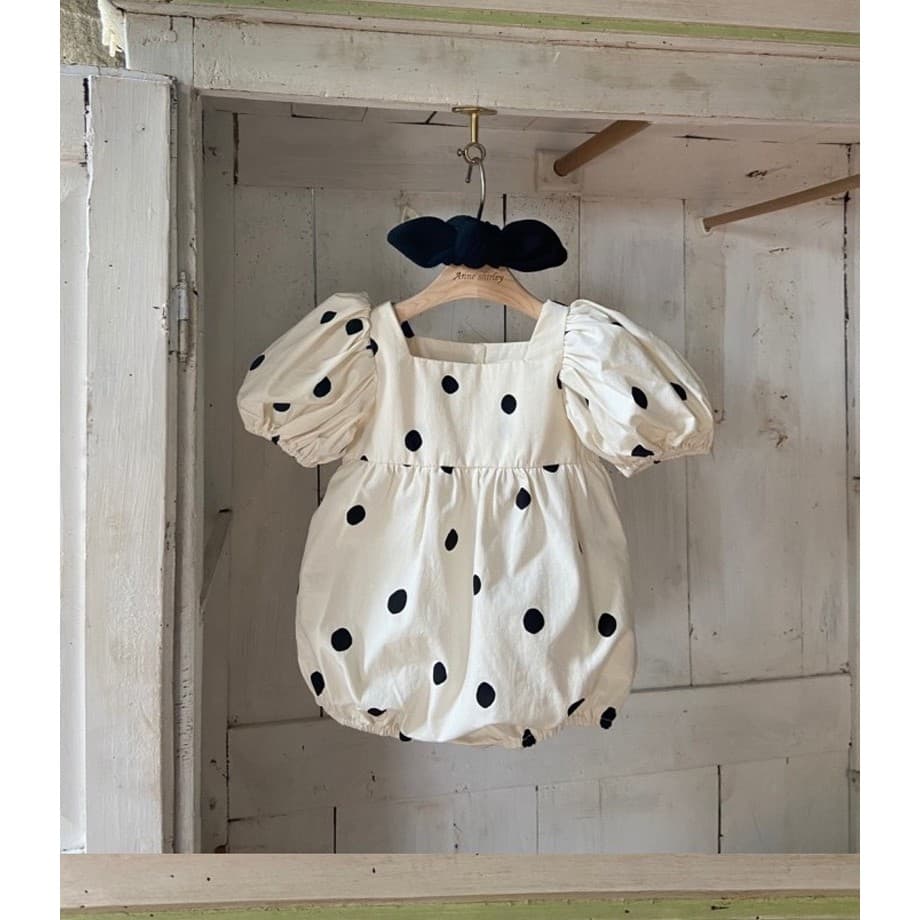 Coco mãe menina bebê bolinhas macacão bolinhas manga curta verão estilo fino bebê princesa triângulo saco peido roupas c