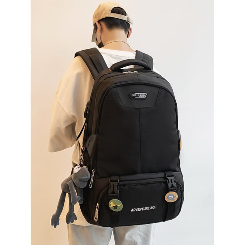 Mochila masculina Oversized estudante universitário mochila masculina de grande capacidade mochila de viagem de negócios