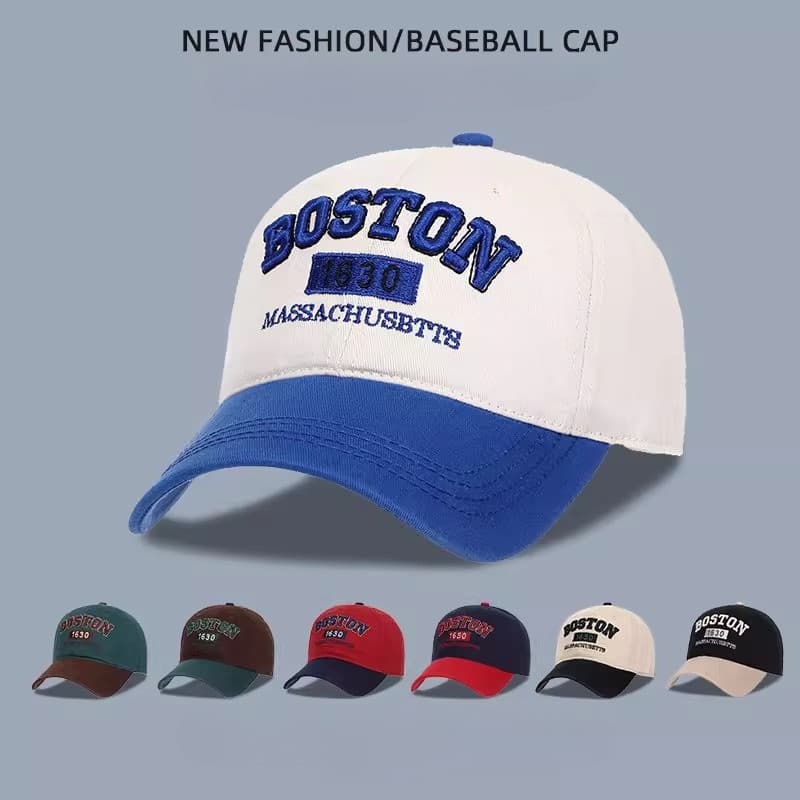 Chapéu bordado feminino High-End grande circunferência da cabeça pequeno rosto boné de beisebol masculino pára-sol boné