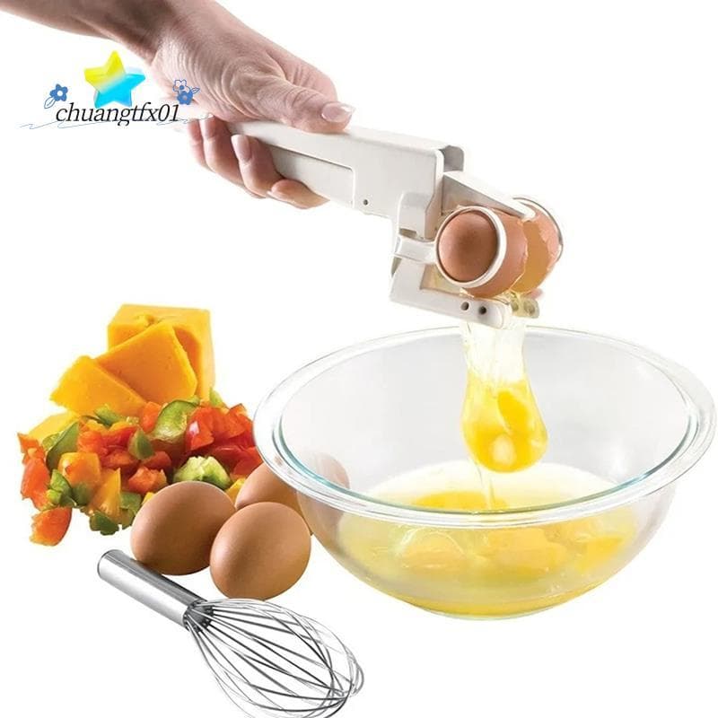 [Promover C] Alicate De Casca De Ovo , Batedor De Ovos De Plástico Portátil , Separador , Aparelho De Cozinha , Abridor