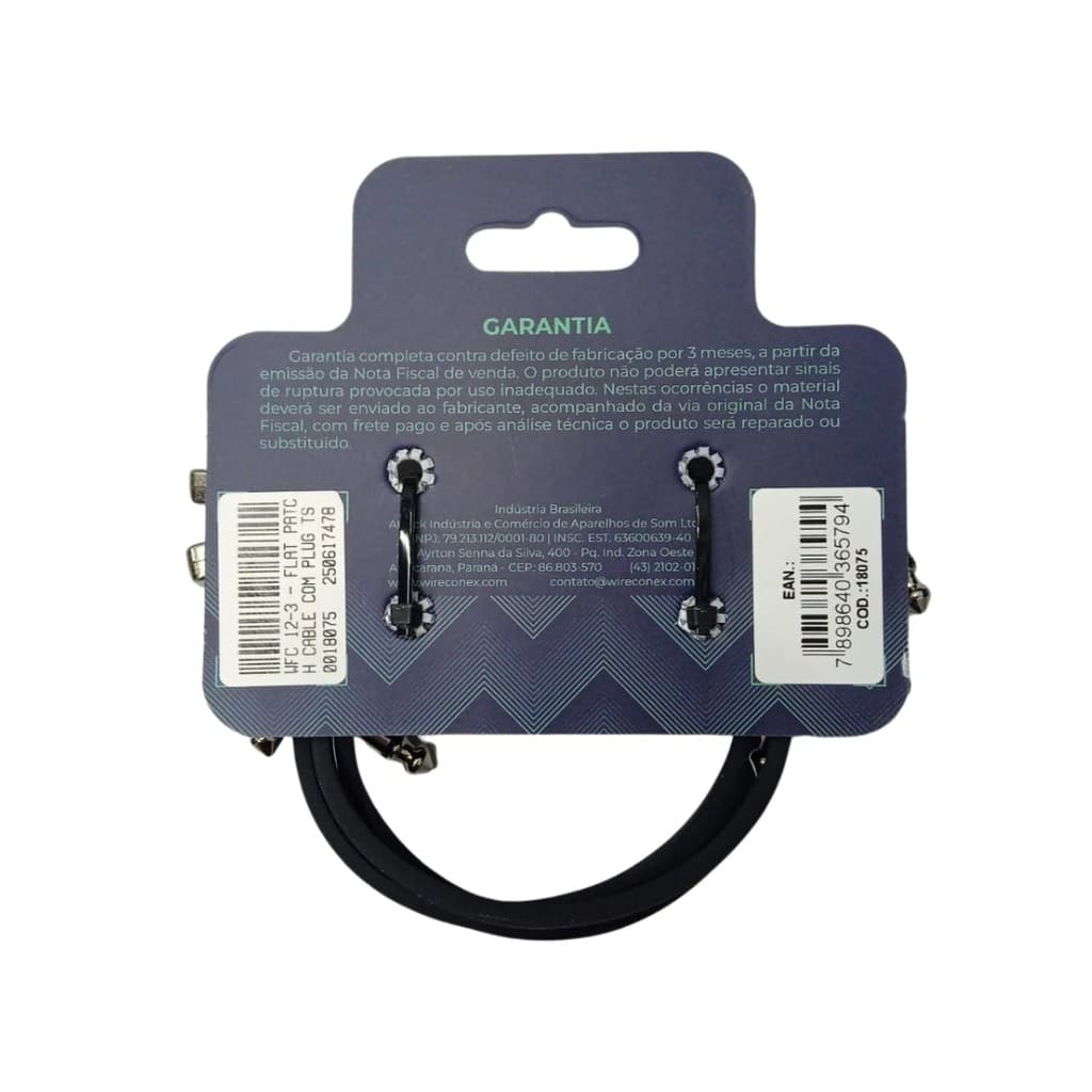 Cabo Flat Para Pedal Wfc 12-3 Wireconex [F108]