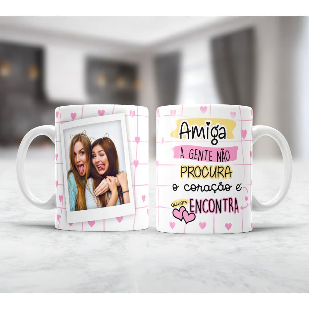 Caneca Personalizada Amizade Presente Melhores Amigas Porcelana