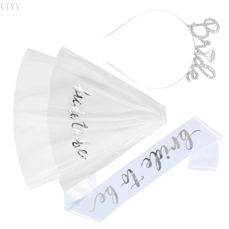 Faixa Noiva VIVV Para Decorações Festa Despedida Solteira, Ser Chá, Coroa Casamento, Adereço