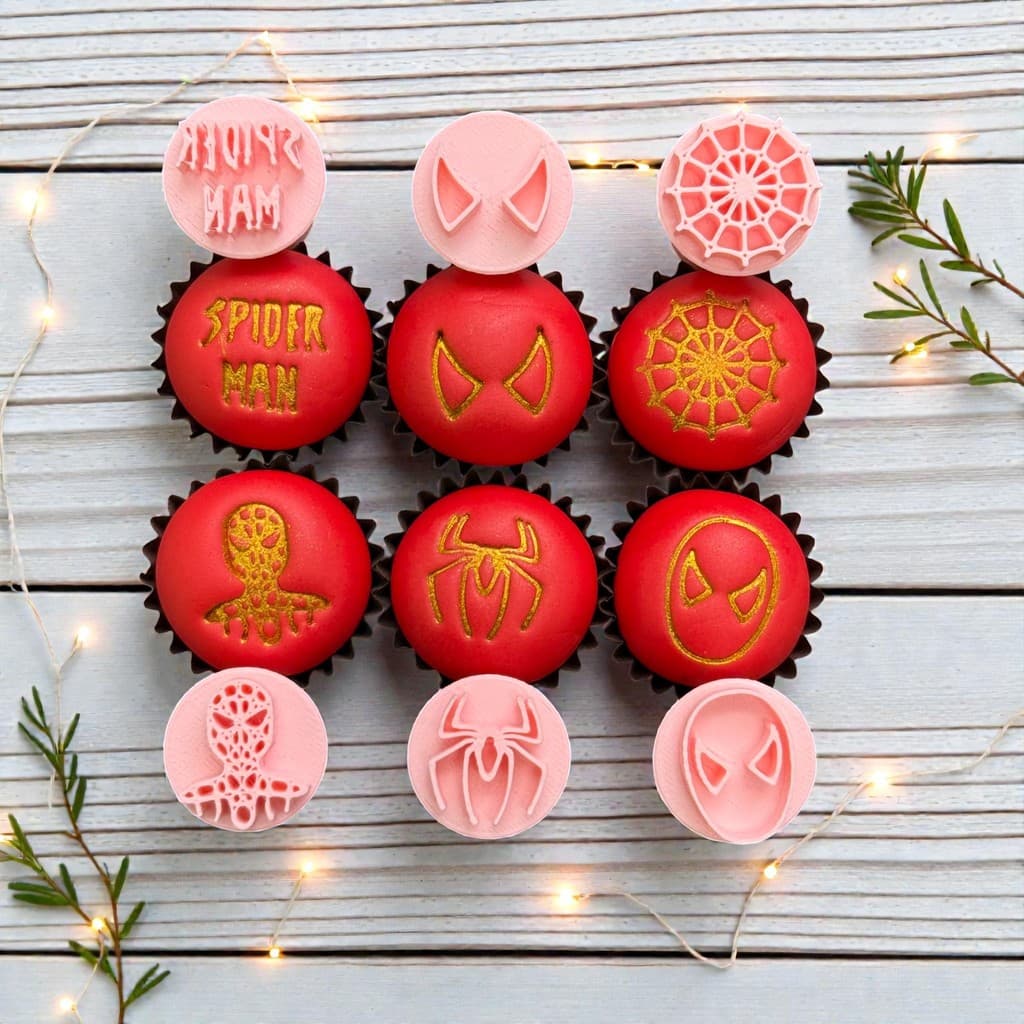 Kit Carimbos Para Doces Homem Aranha