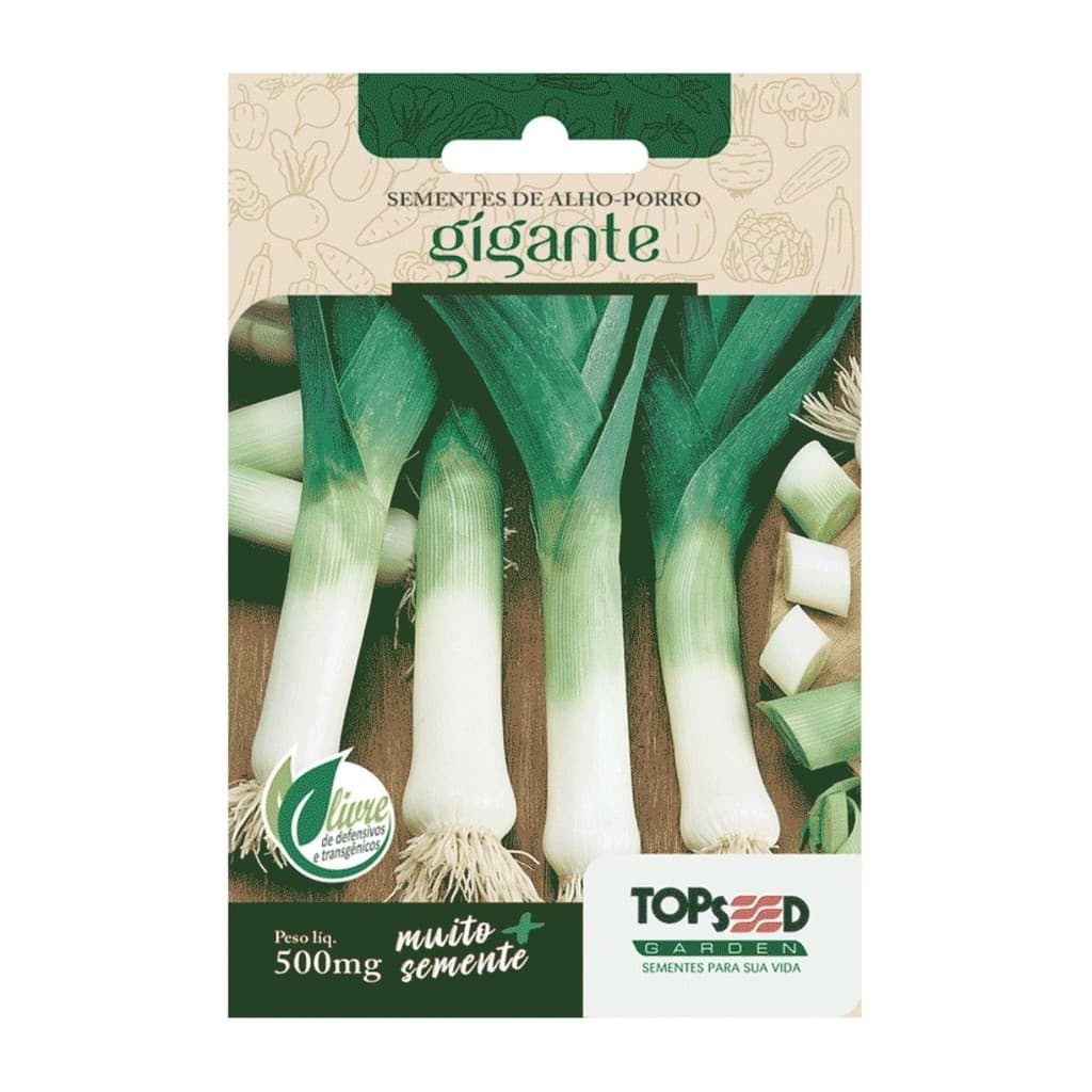 Sementes De Alho Porró Gigante Tradicional 500mg