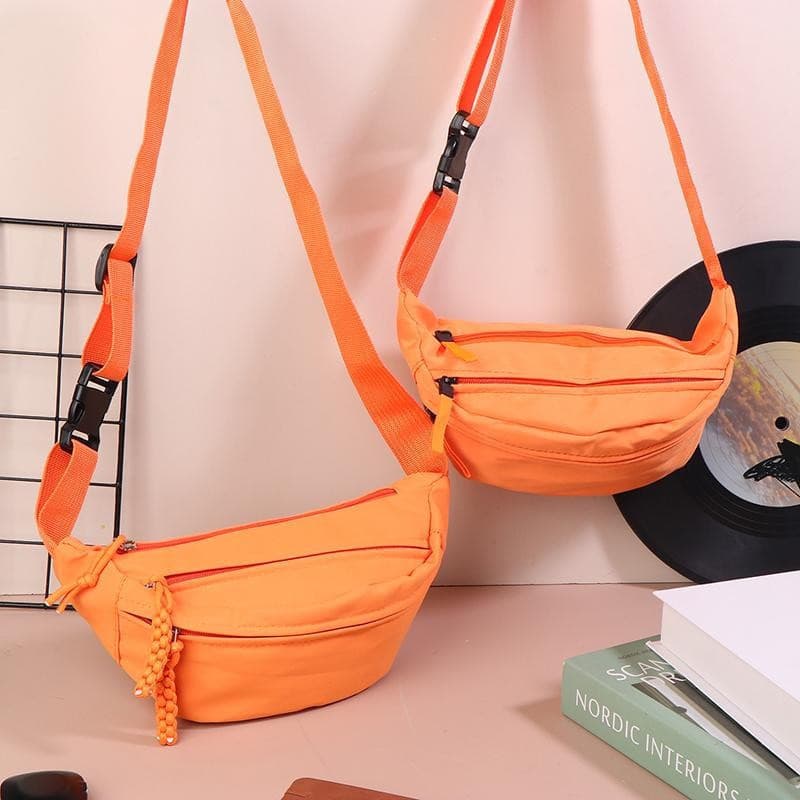 [largeloohg] Moda Casual Peito Bolsa Ombro Crossbody Grande Capacidade Cintura Viagem Ciclismo Caminhadas Esporte Bolsas