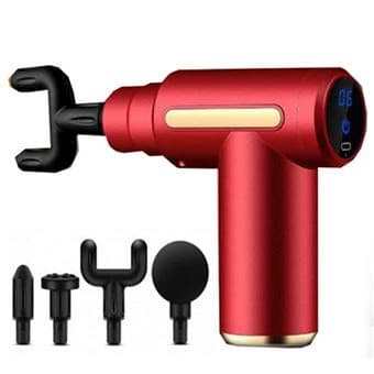 Massageador Elétrico Alta Frequência Pistola Profissional Muscular Massagem Cores - Promoção