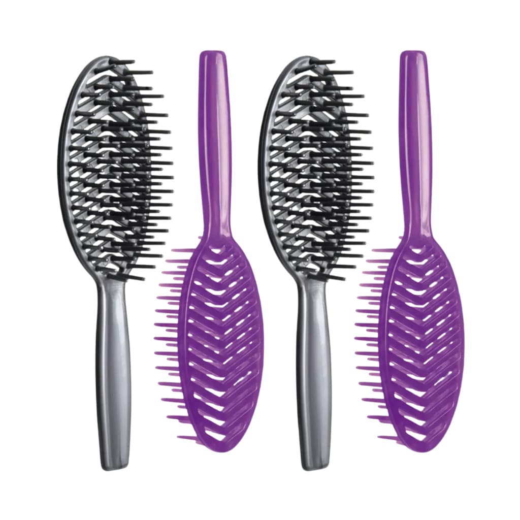 12 ESCOVAS P/ CABELO PLÁSTICA MAFE PEROLA FINALIZAÇÃO FITAGEM CACHOS MASCULINO FEMININO
