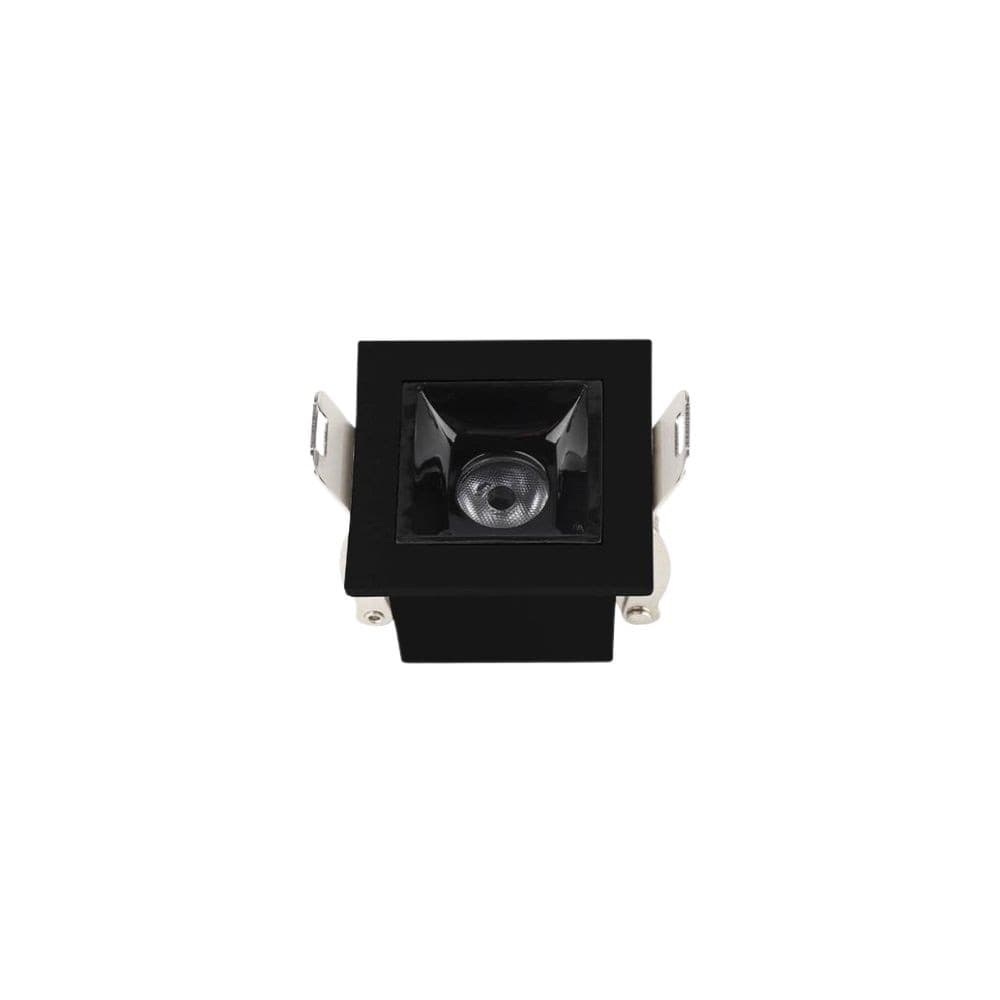 Luminária LED Spot Embutir 2W 3000K Preto DOT Light 15°