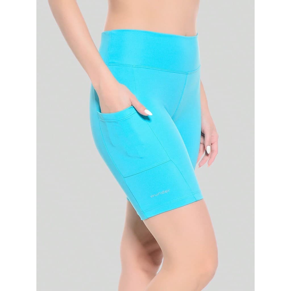 Bermuda Fitness Feminina Com Bolso Lateral Academia Corrida