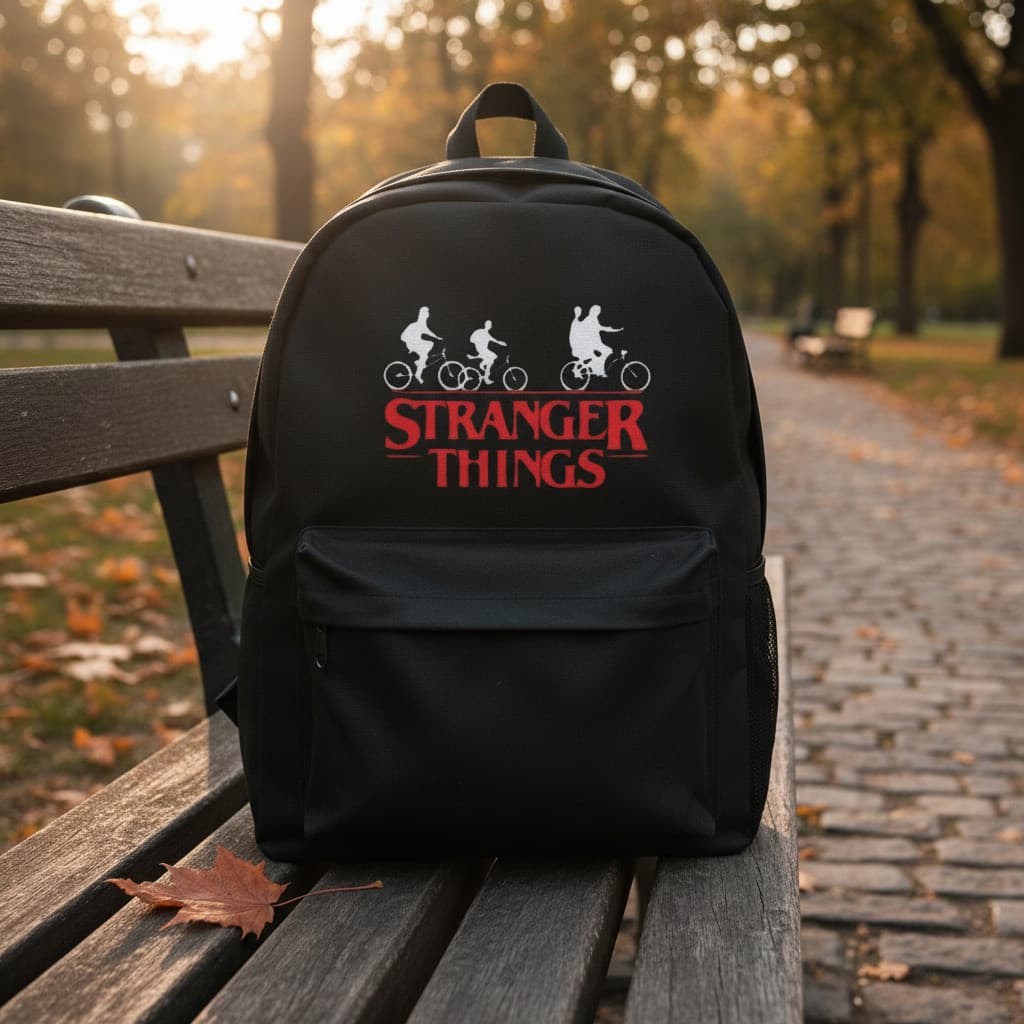 Mochila Escolar Stranger Things Bolsa Infantil Kds Reforçada