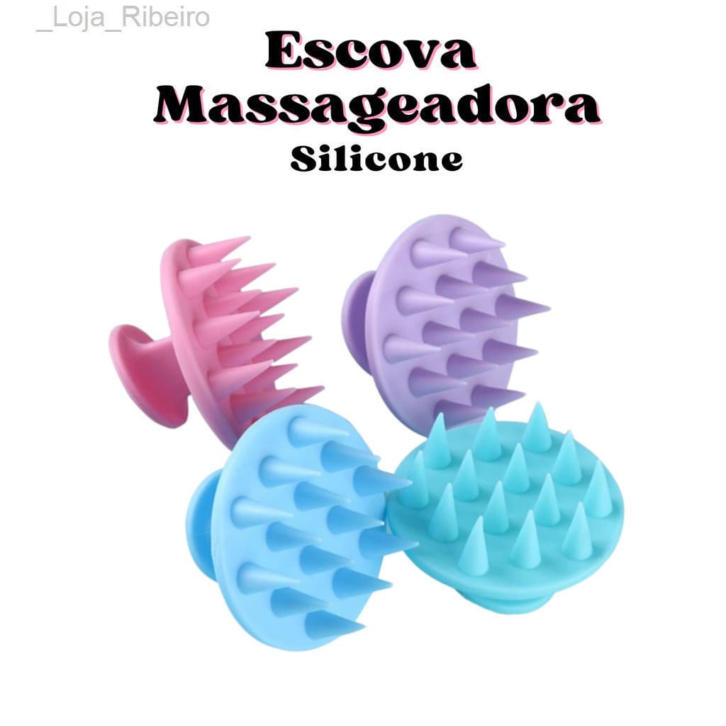 (V)Escova Massageadora De SiliconeAM8L2WFJ6FES