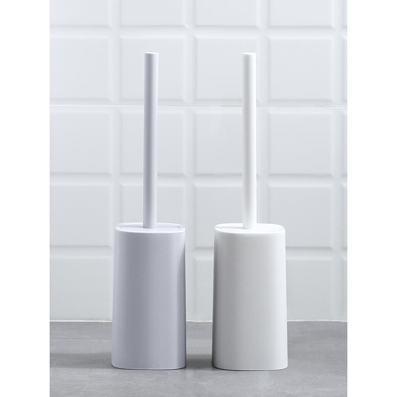 Vaso sanitário simples com Base Escova de vaso sanitário doméstico cabo longo esfoliante canto morto cabelo macio vaso s