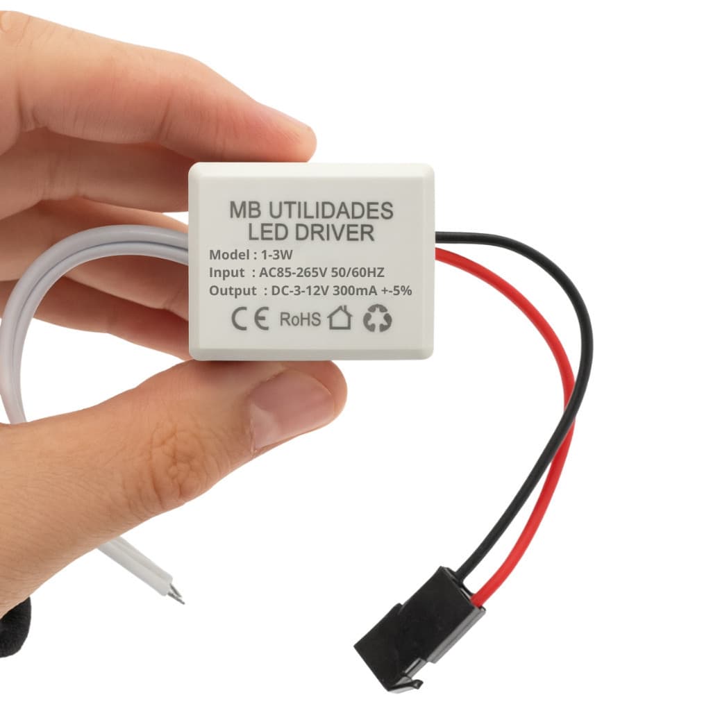 Driver Led Reador Fonte Para Spot 3w 3 X 1w Bivolt