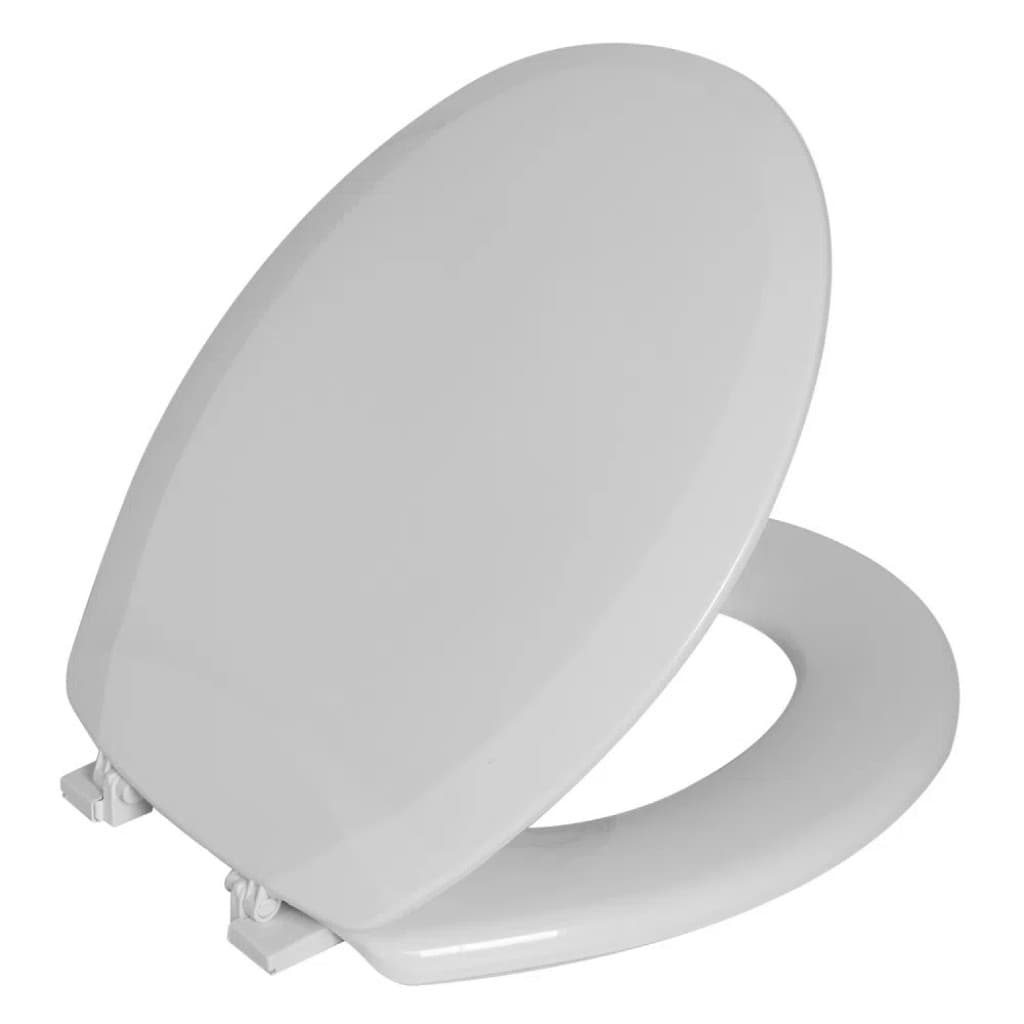 Assento sanitário Almofadado Oval Slim TAJ/AS*BR1- Branco - ASTRA