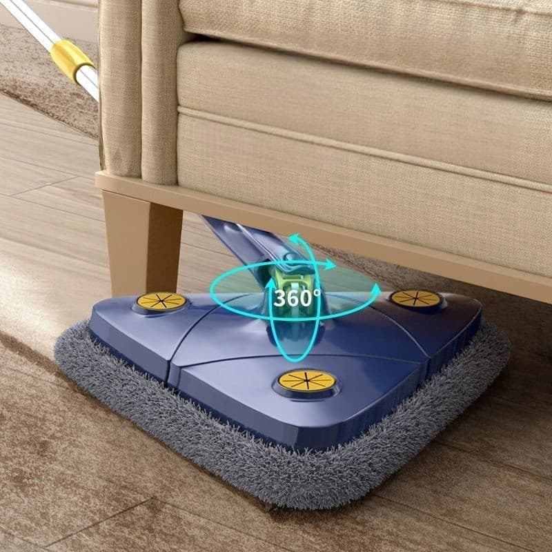 Mop Triangular Esfregão Rodo Limpeza Piso Vidro Janela Cerâmica Parede Refil Lavagem Altura