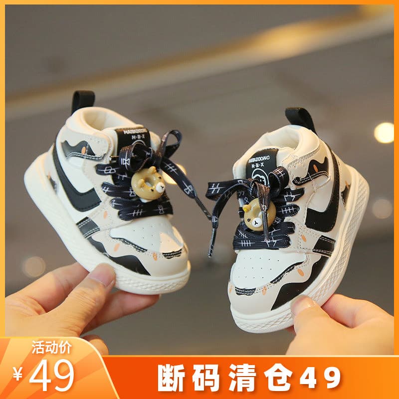 Bebê crianças sapatos esportivos do bebê na moda sapatos meninas tênis de alta qualidade sola macia da criança sapatos p