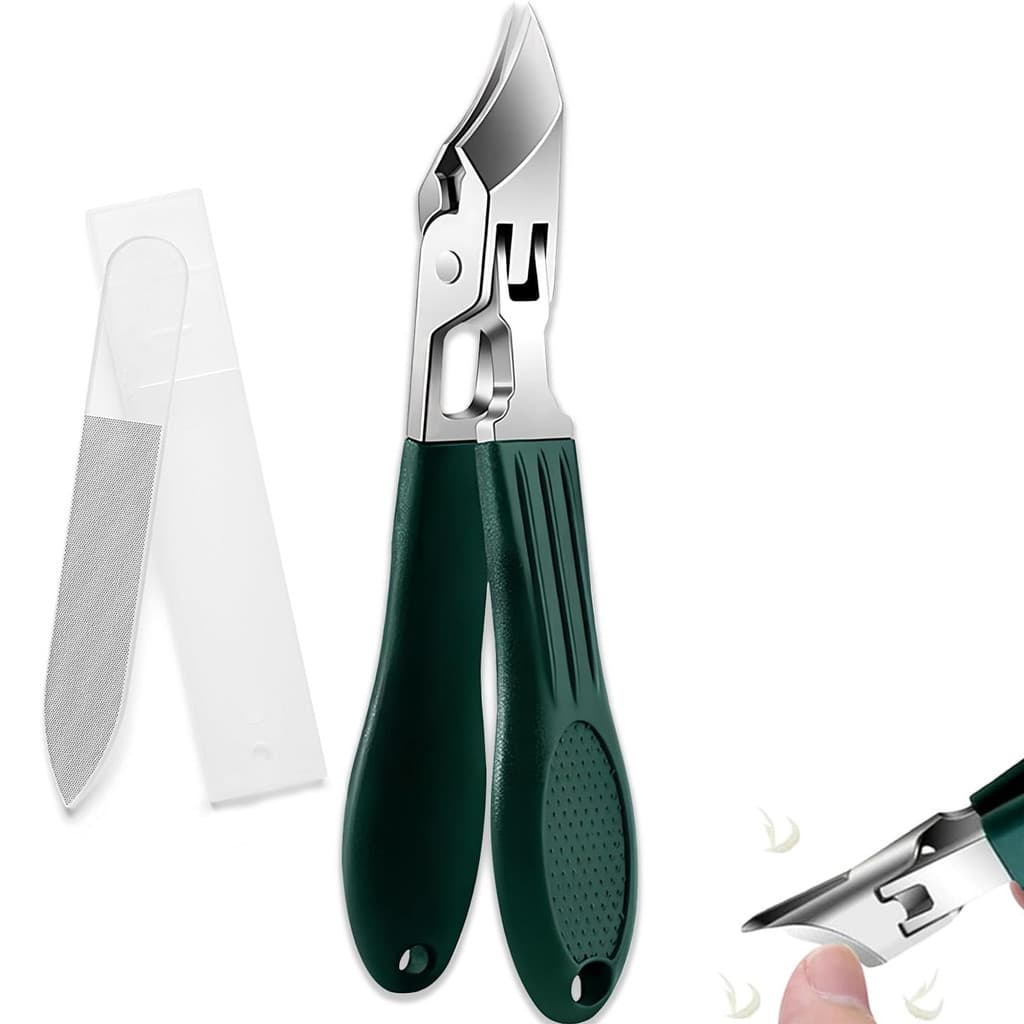 Cortador De Unhas 2 Unidades Com Lixa De Esmalte , Lâmina Angular Ultra-Afiada De 25 Graus . Especialmente Projetado Par