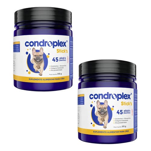 Condroplex Sticks Suplemento Avert 45 Palitos kit 2 un