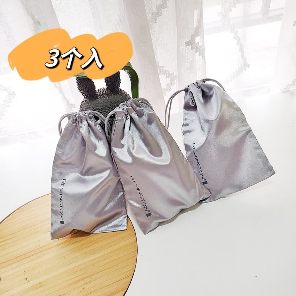 3 itens ~ High-End prático pequeno saco de cordão de cetim saco de cordão anti-poeira anti-risco óculos saco de armazena