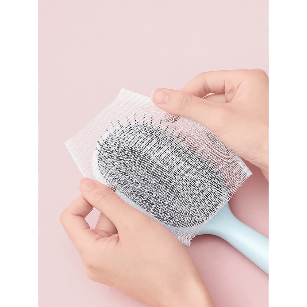 Japão fasola almofada de ar pente limpeza Net ferramenta útil Airbag pente limpador cabelo pente proteção malha