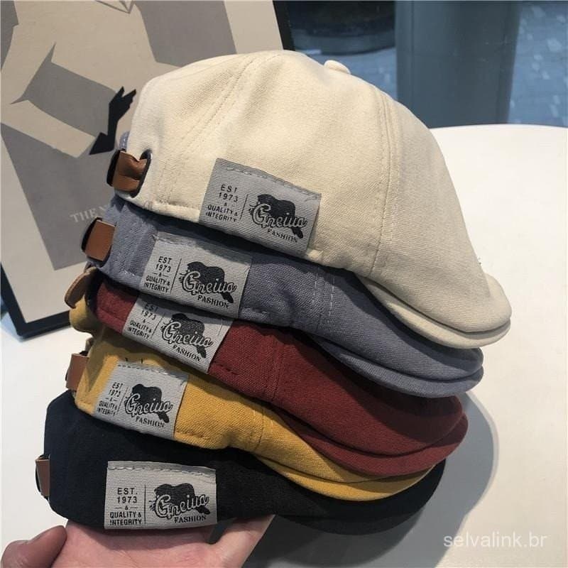 Peaky Blinders Bonés Para Homens Chapéus Boinas Algodão Cap Estilo Britânico Ocidental Ivy Cap Clássico Inverno Feminino
